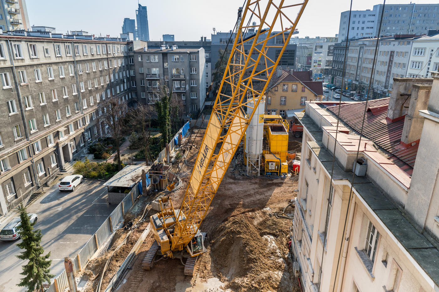 construction site, machinery 