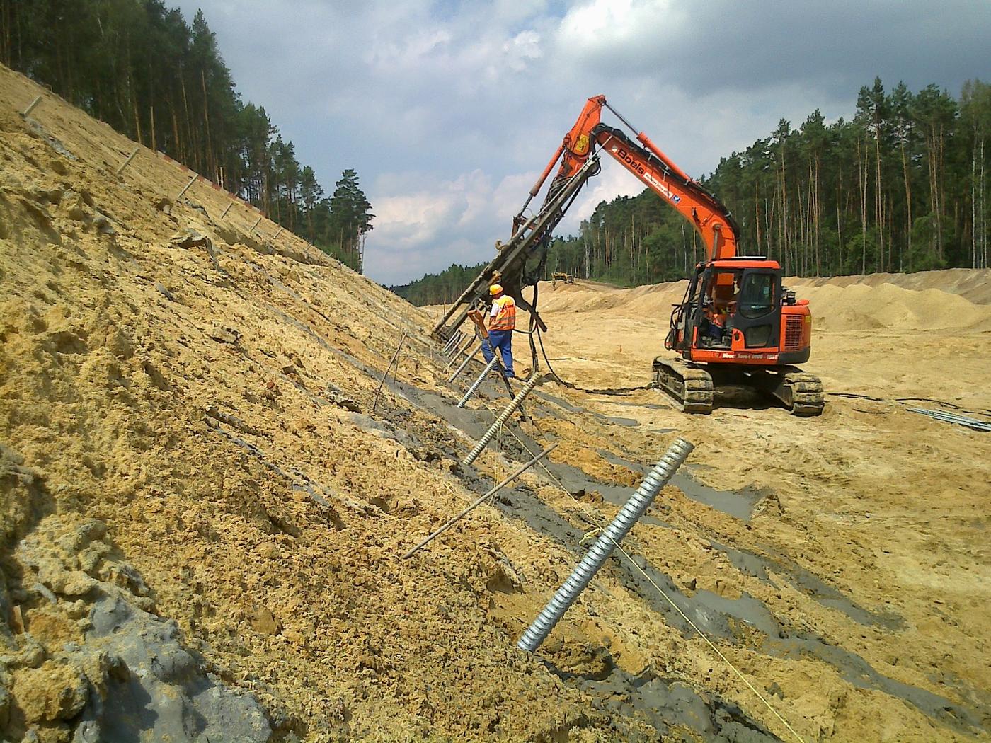 Slope stabilisation solution image